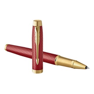 PARKER 派克 IM系列 拔帽宝珠笔 烈焰红金夹 0.7mm 单支装