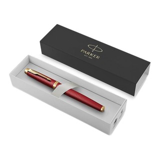 PARKER 派克 IM系列 拔帽宝珠笔 烈焰红金夹 0.7mm 单支装