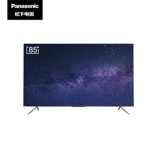 Panasonic 松下 TH-85JX880C 85英寸 悬浮全面屏 4K超清 3+32G 双AI人工智能 开机无广告