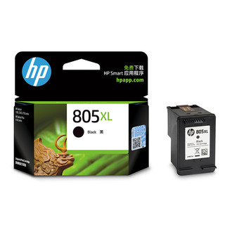 HP 惠普 805XL 墨盒 黑色 单个装