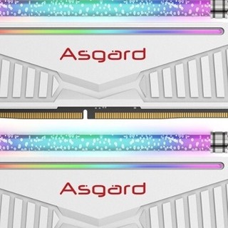 Asgard 阿斯加特 洛极 W3 DDR4 3600MHz RGB 台式机内存 灯条 白色 16GB 8GB*2