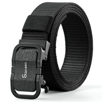 DMNMJI 单面镜 男女款自动扣皮带 DMJ-630 黑色扣黑色 125