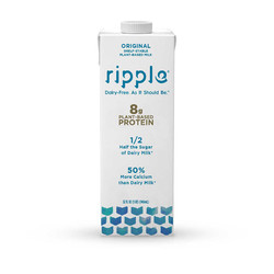 ripple 进口】ripple豌豆植物奶咖啡大师946ml*2瓶咖啡伴侣蛋白饮料豆