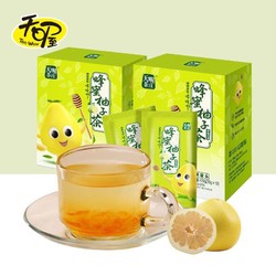 Ten Wow 天喔 茶庄蜂蜜柚子茶420g*2盒热冲饮水果柚子茶独立包装