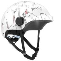 SUNRIMOON 骑行头盔 TS-21 白色涂鸦 M