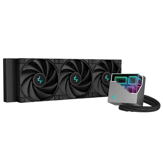 DEEPCOOL 九州风神 冰魔方360 一体式水冷散热器 黑色
