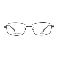 CHARMANT 夏蒙&MingYue 明月 SABIO系列 SB22600 黑色钛合金眼镜框+1.60折射率 防蓝光镜片