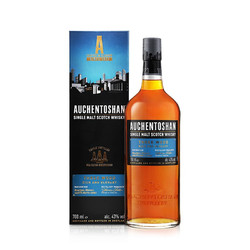 AUCHENTOSHAN 欧肯特轩 plus：欧肯特轩 三桶苏格兰单一麦芽威士忌 700ML