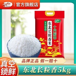 SHI YUE DAO TIAN 十月稻田 东北长粒香米5kg真空锁鲜装东北大米10斤粳米