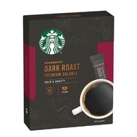 STARBUCKS 星巴克 黑咖啡 精品速溶黑咖 深度烘焙/中度烘焙盒装10条 独立包装