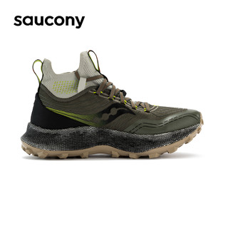 saucony 索康尼 ENDORPHIN TRAIL啡越 MID 男子越野跑步鞋 S20646-06