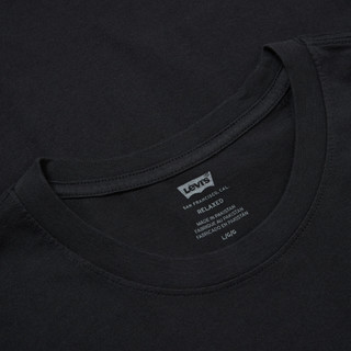 Levi's 李维斯 男士圆领短袖T恤 16143-0401 黑色 S