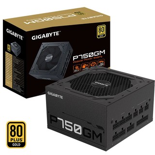 GIGABYTE 技嘉 P750GM 额定750W金牌全模组电脑电源 5年质保 标准ATX电源