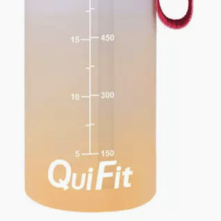 QuiFit 塑料杯 1L 浅紫橙