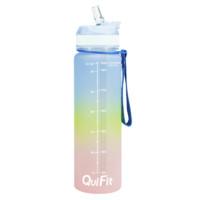 QuiFit 塑料杯 1L 蓝黄粉