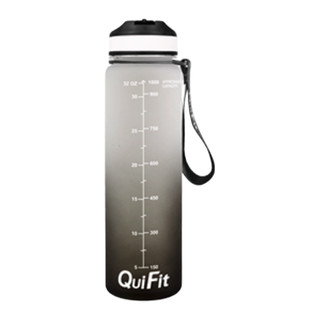 QuiFit 塑料杯 1L 灰黑
