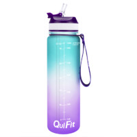 QuiFit 塑料杯 1L 绿紫