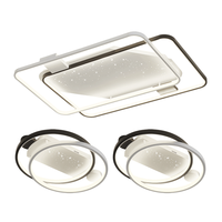 Lighting 雷士 NVC 星雨系列 北欧吸顶灯+圆卧灯*2 遥控款