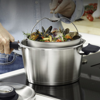 Fissler 菲仕乐 新味达快系列 高压锅(22cm、4.5L、18-10不锈钢)