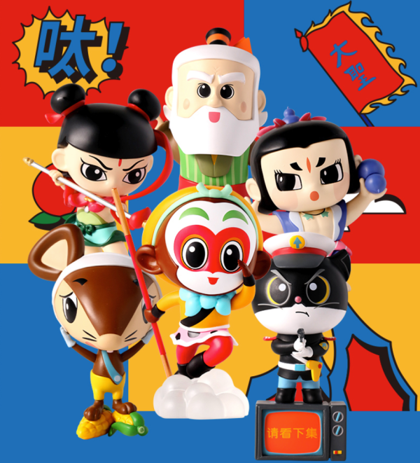 上海美术电影制片厂 国漫系列 黑猫警长 q版手办