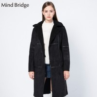 Mind Bridge MSLT725CBE 女士皮毛一体大衣