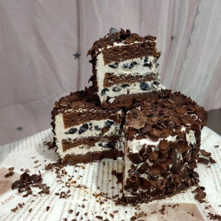 6寸黑森林奥利奥夹心蛋糕 400g/盒