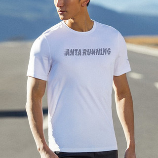 ANTA 安踏 跑步系列 SS22 男子速干T恤 152225103-6 纯净白 XXXXL