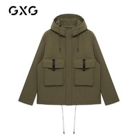 GXG 男装冬季新品军绿短款棉服10B107003J