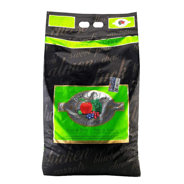 FROMM 福摩 三文鱼鸭肉蔬菜全阶段猫粮 4.5kg（赠妙宠爱内驱1支）