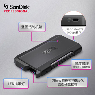 SanDisk professional 闪迪大师 极刃PRO-BLADE TRANSPORT 移动固态硬盘 1TB USB3.2