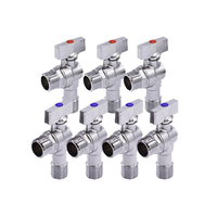 伟星 WXJP-1108 4分全铜角阀 3红+4蓝