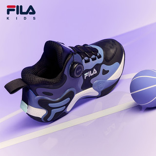 FILA KIDS斐乐童鞋儿童篮球鞋2022冬季新款男女大童万花筒运动鞋