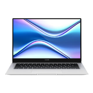 HONOR 荣耀 MagicBook X 14 2021款 十代酷睿版 14英寸 轻薄本 冰河银（酷睿i5-10210U、核芯显卡、8GB、512GB SSD、1080P、IPS、60Hz）