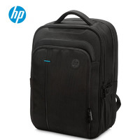 HP 惠普 15.6英寸笔记本电脑包商务大容量旅行双肩背包多功能时尚双肩包 黑色