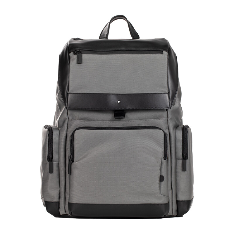 MONTBLANC 万宝龙 夜航系列 男士双肩包 126661 银灰色 大号