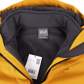 Jack Wolfskin 狼爪 ACTIVE OUTDOOR系列 男子三合一冲锋衣 5119291-3015 秋叶黄 M