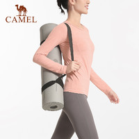 CAMEL 骆驼 瑜伽服长袖t恤春打底衫一体织紧身衣运动服跑步健身服上衣女