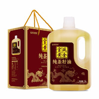 PLUS会员：JINHAO 金浩 宫廷黄金 食用油  纯茶籽油5L