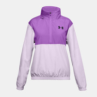 安德玛 UNDER ARMOUR女童UA Lined 1/2拉链梭织运动上衣