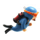 阿拖（ATUO）漂浮潜水员蓝胖子 鱼缸造景装饰摆件