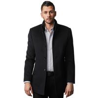 NAUTICA 诺帝卡 男士纯羊毛中长款大衣 NDYS160967 藏青 52