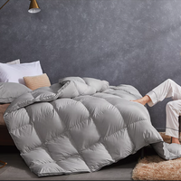 MERCURY 水星家纺 诺享 抗菌羽绒冬被 冰川灰 220*240cm