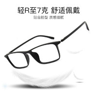 裴漾 超轻TR眼镜框＋配1.60超薄防蓝光护目镜片 （度数备注）
