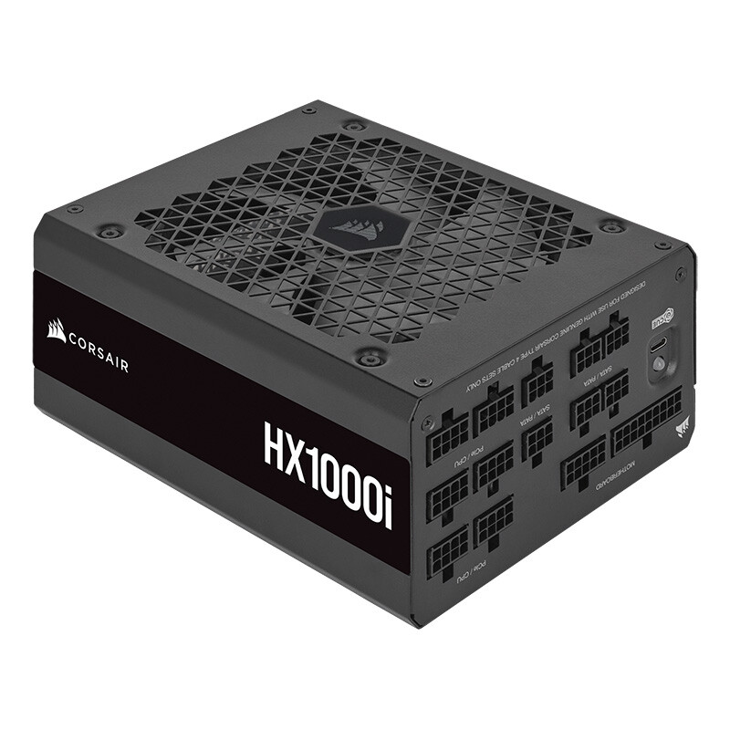 USCORSAIR 美商海盗船 HX1000i 白金牌（92%）全模组ATX电源 1000W