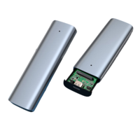 Gopala M.2 NVMe/SATA移动硬盘盒配双线-10Gbps