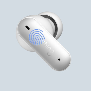 omthing AirFree 2 入耳式真无线动圈主动降噪蓝牙耳机 银光白