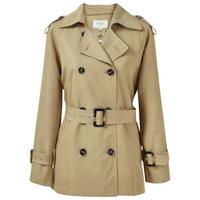 CHIU·SHUI 秋水伊人 女士短款风衣 11308AC112307033 卡其 L