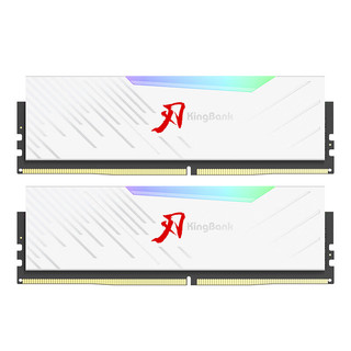白刃 DDR4 3600MHz 16GB（8GBx2）RGB 台式机内存 灯条 白色