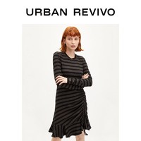 URBAN REVIVO UR时尚简约休闲X型连衣裙YV04R7EN2001