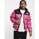 北面 1996 Retro Nuptse 中性款羽绒夹克 pink and black